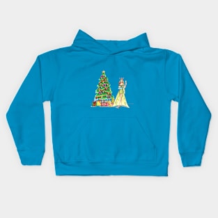 Christmas Illustration 3 Kids Hoodie